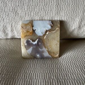 Anthropologie Agate Stone Coaster